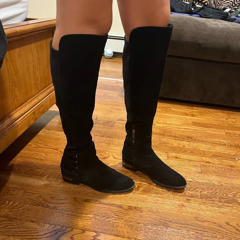 Vince Camuto Paulomi  tall suede boots‎